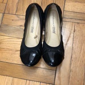 Black ortholite shoe